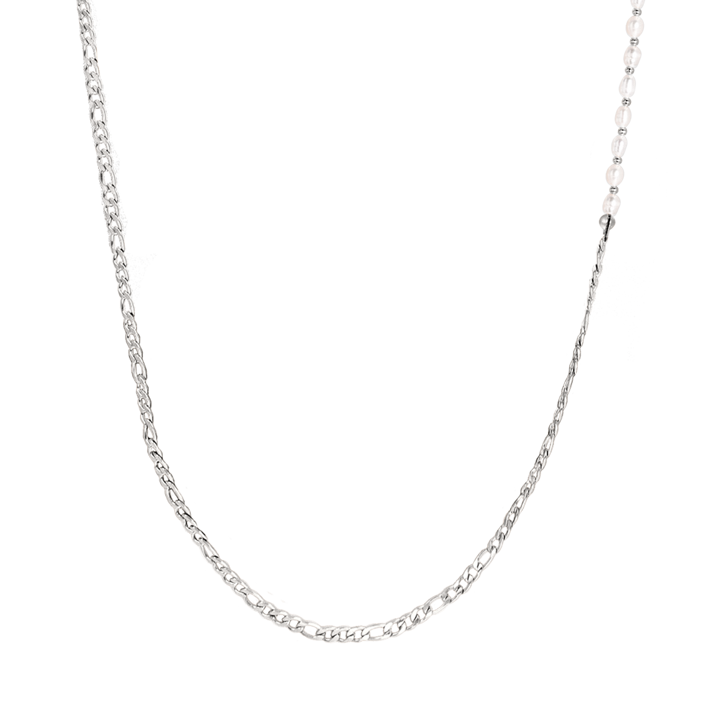 Pearly Sunglasses Chain Silver