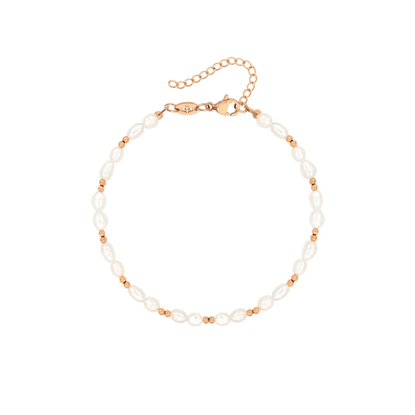 Summertime Pearl Bracelet Rose Gold