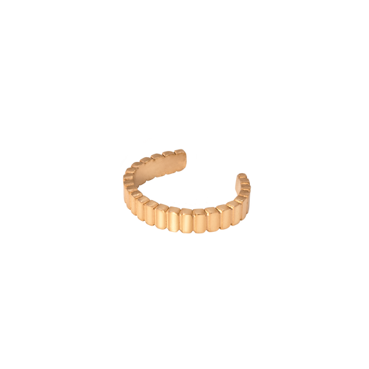 Striped Ear Cuff Rose Gold