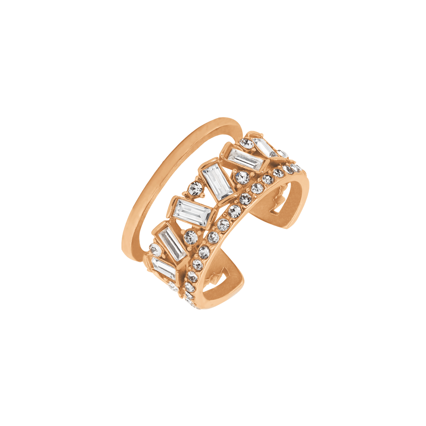 Bling Ring Rose Gold