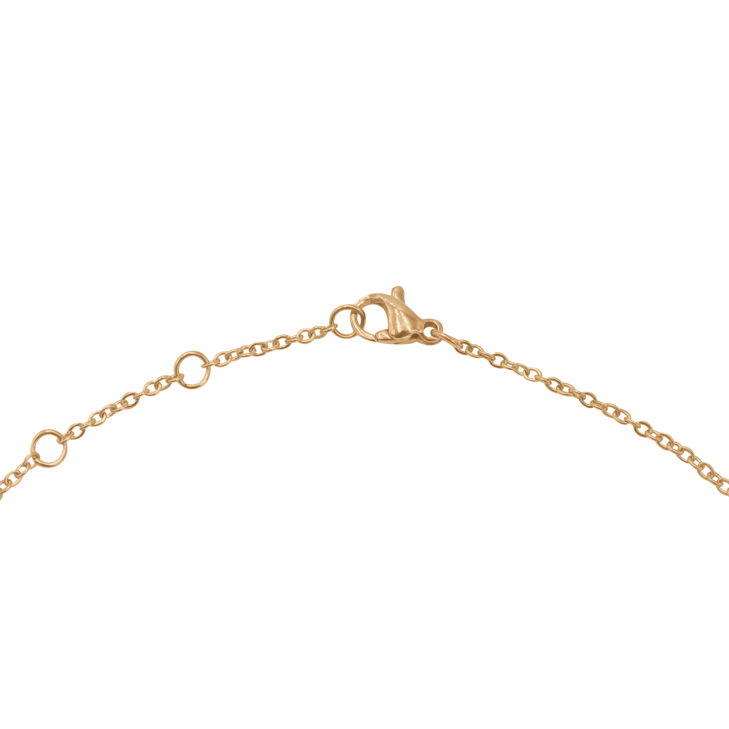 Tiny Coin Necklace Rose Gold