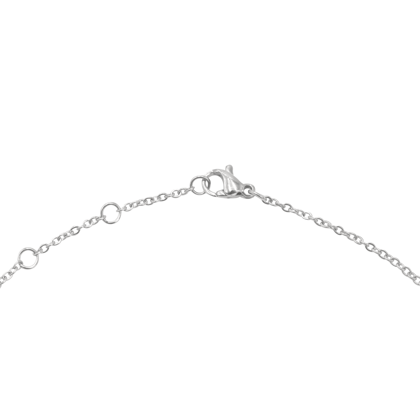 Tiny Coin Necklace Silver