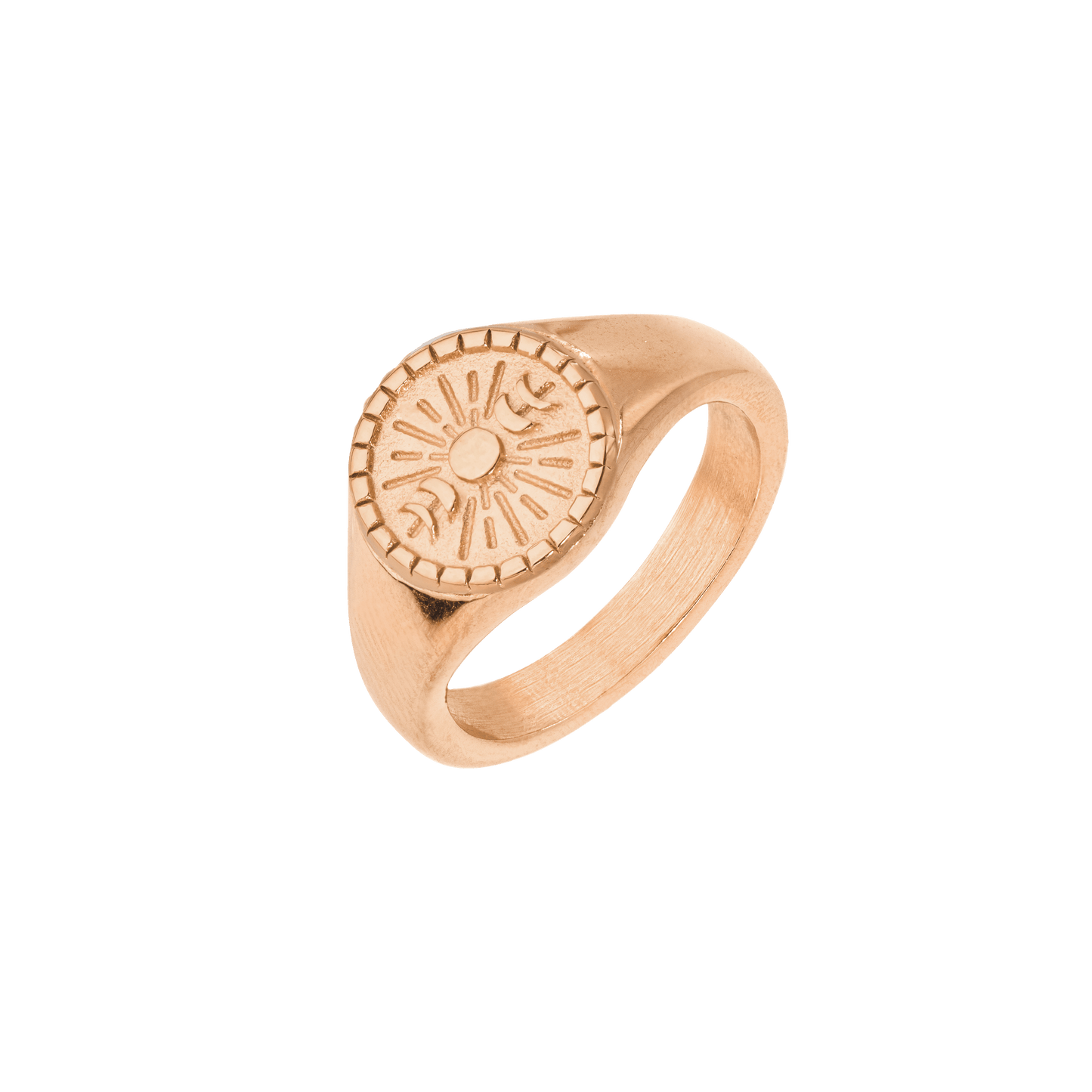Power Krissi Signet Ring Rose Gold