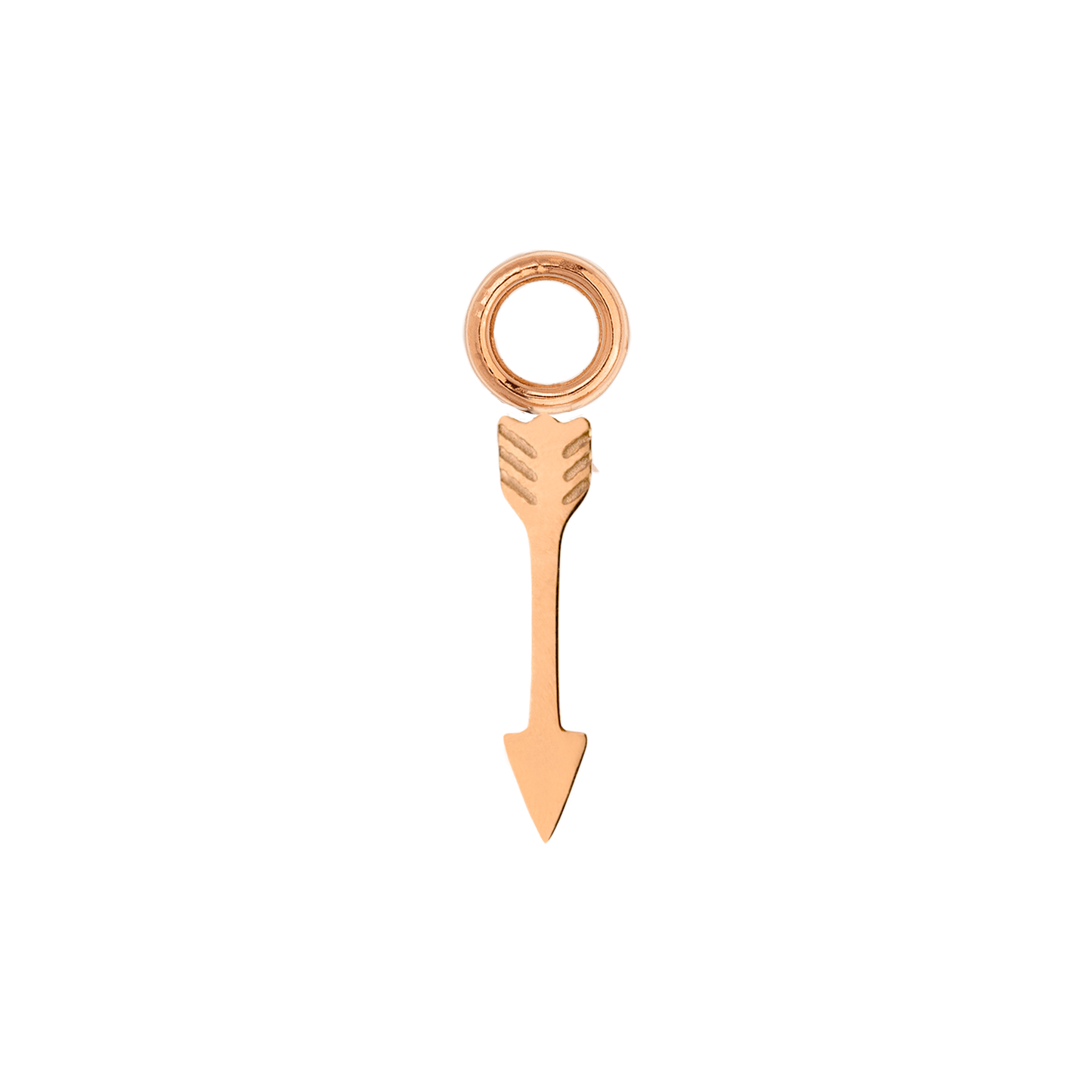 Cupid Arrow Hoopies Rose Gold