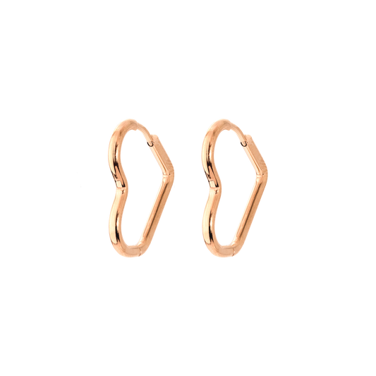 Heartily Hoops Baby Rose Gold