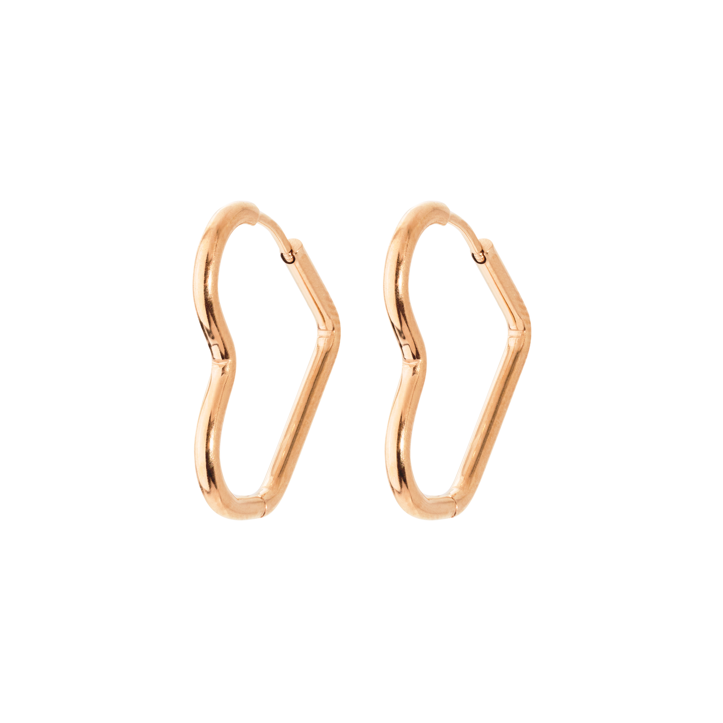 Heartily Hoops Small Rose Gold