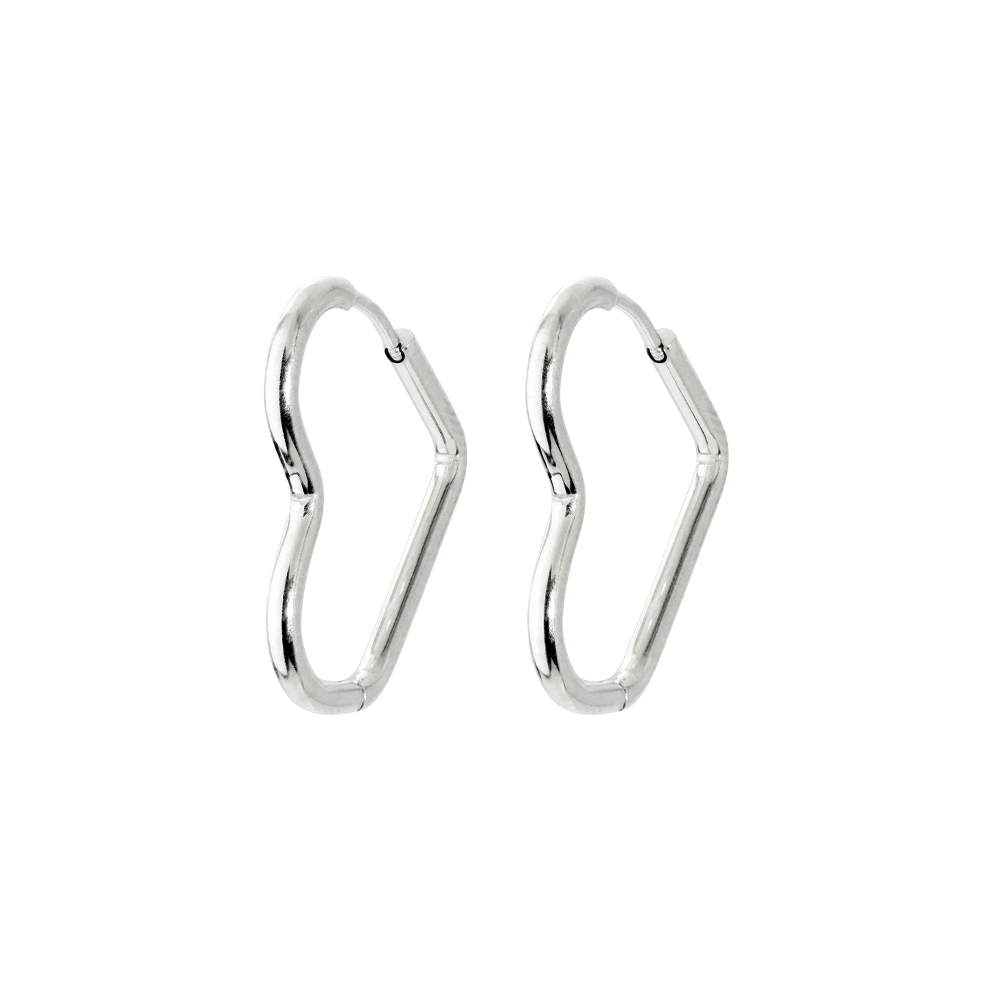 Heartily Hoops Small Silver