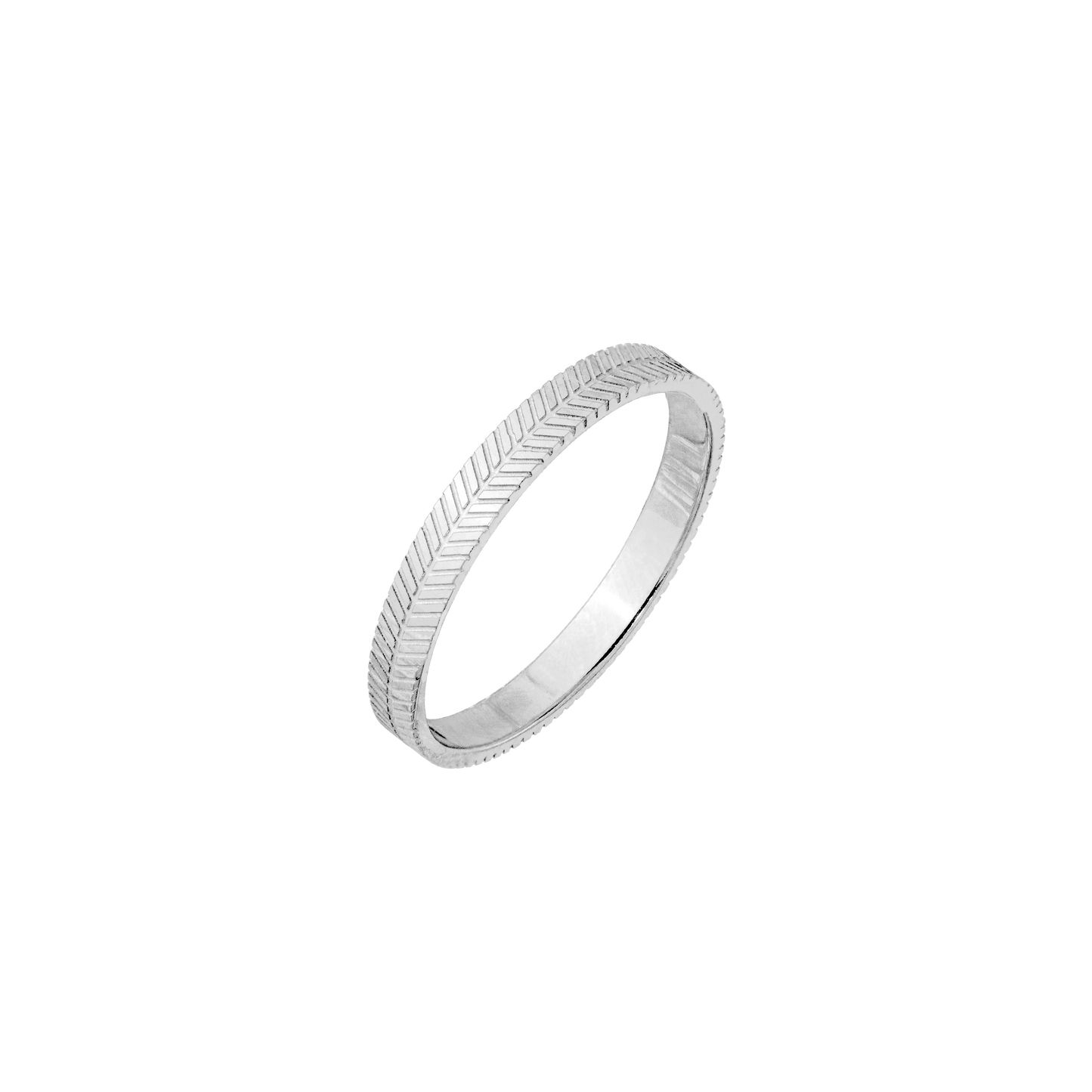 Slim Arrow Ring Silver
