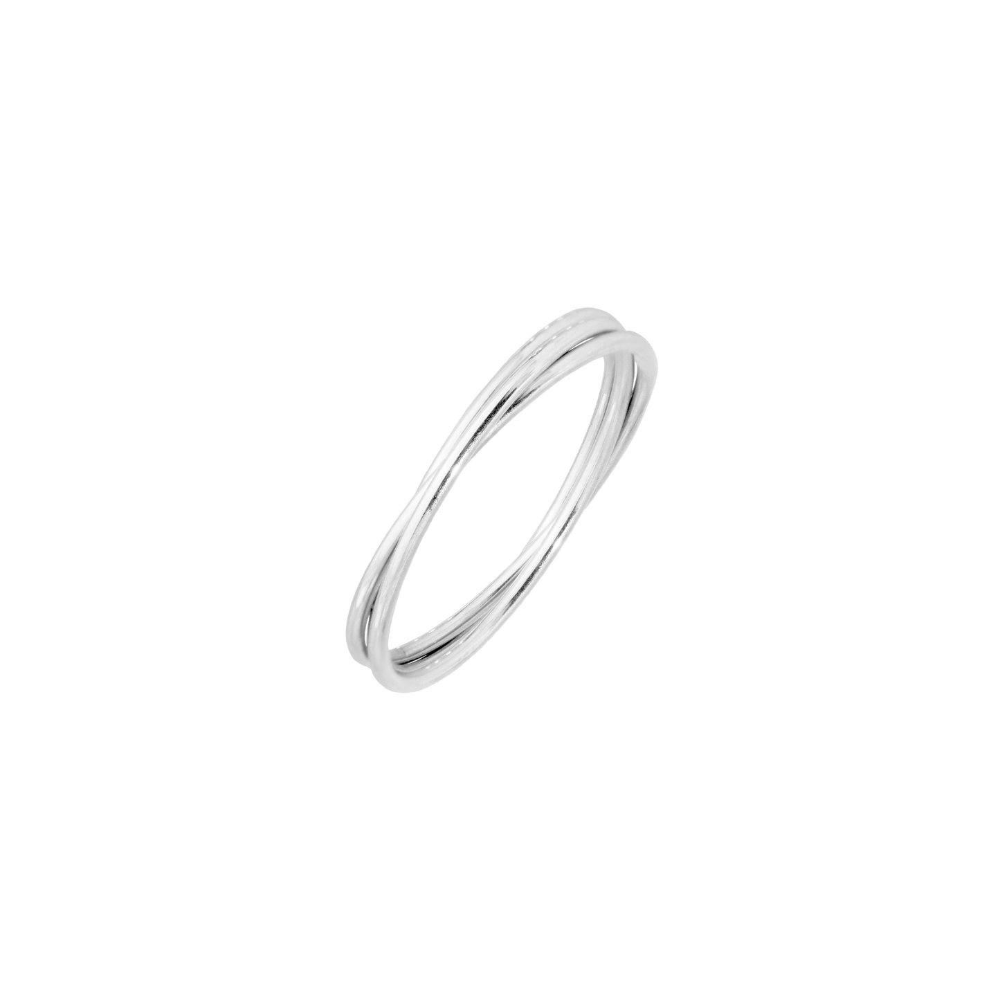 Tiny Trio Ring Silver