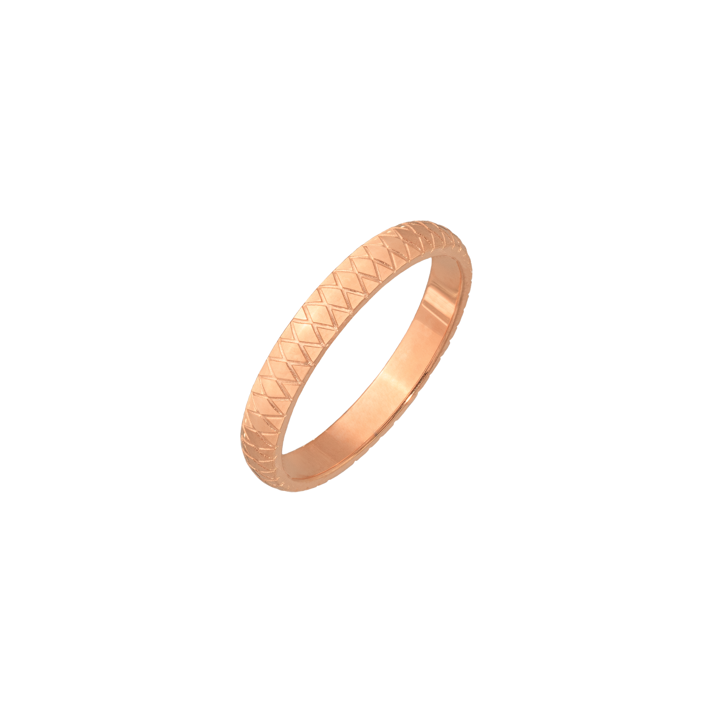 Cute Pattern Ring Rose Gold