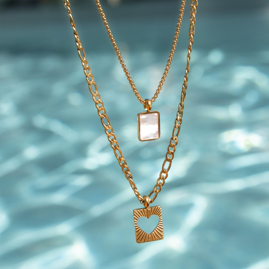 Summer Luv Necklace Rose Gold
