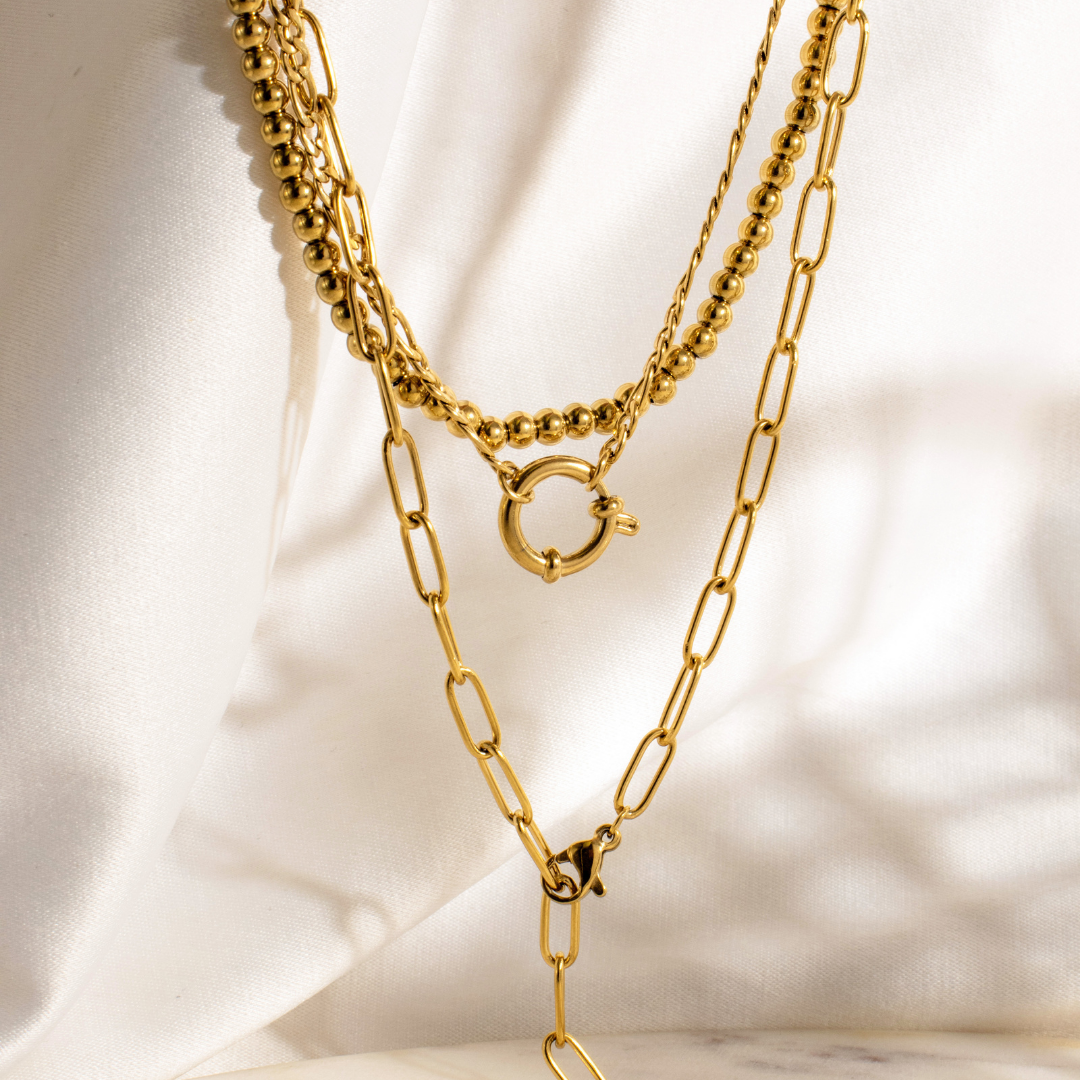 Honey Y-Necklace Silver