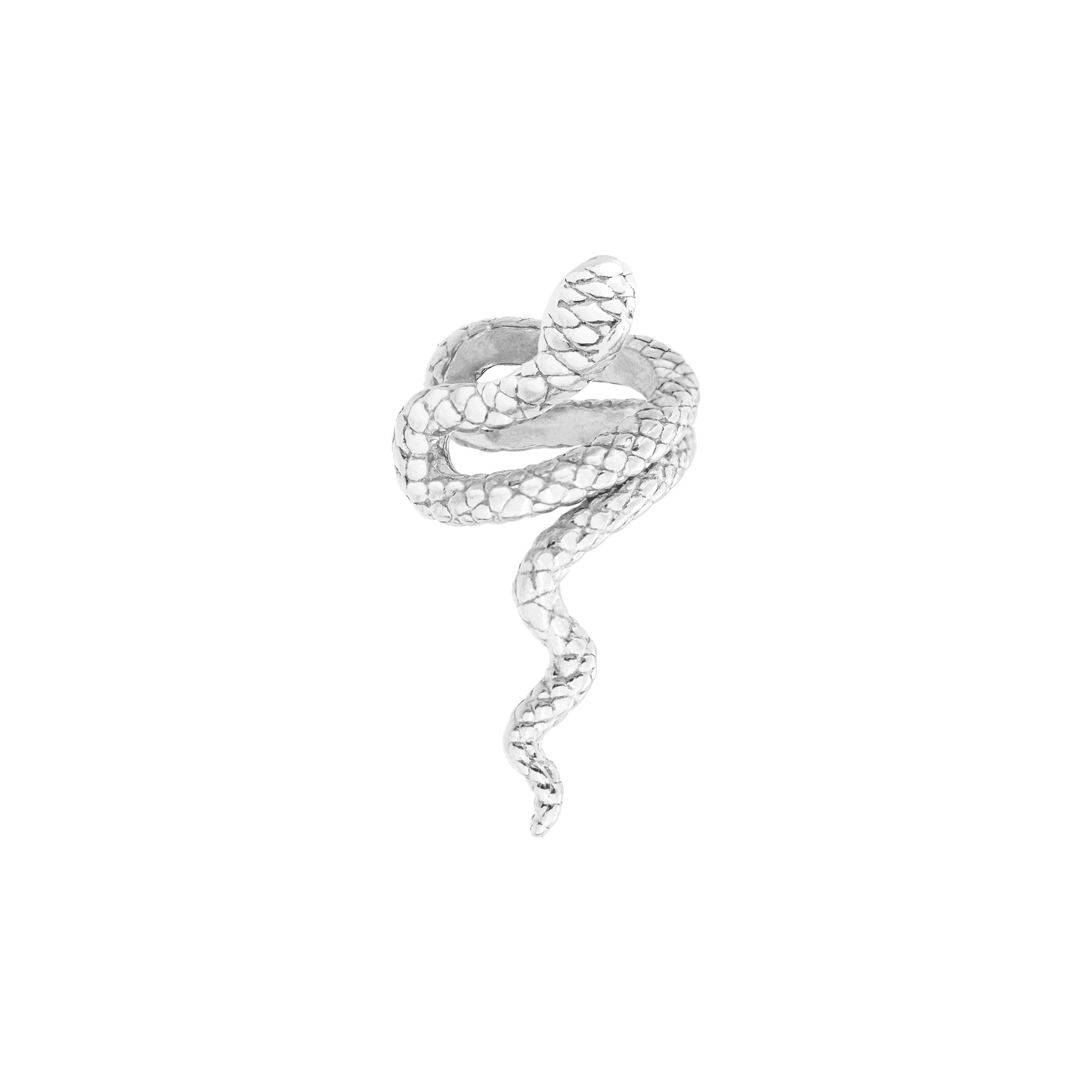 Lola Canny Cobra Ear Cuff Silver