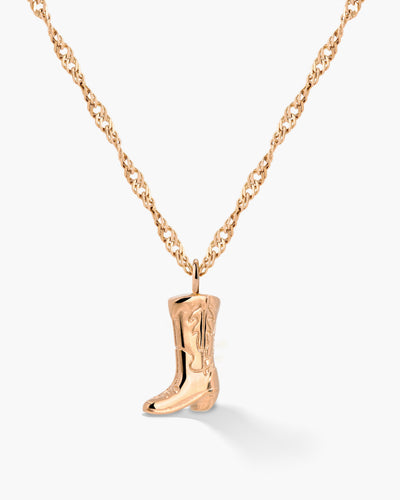 Howdy Necklace Rose Gold