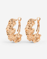 Cute Coral Hoops Rose Gold
