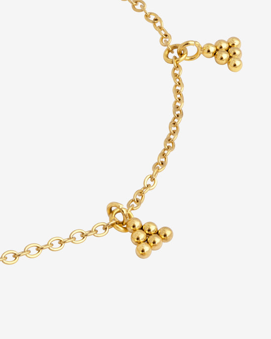 Tiny Beads Anklet gold