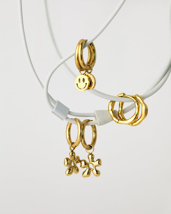 Melting Flower Hoop Set Small