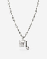 Scorpio Bubble Necklace Silver