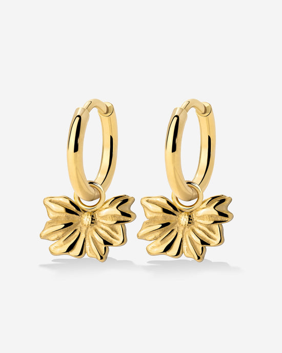 Eternal Bloom Hoop Set Small gold