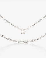 Delicate Pearl Bundle Silver
