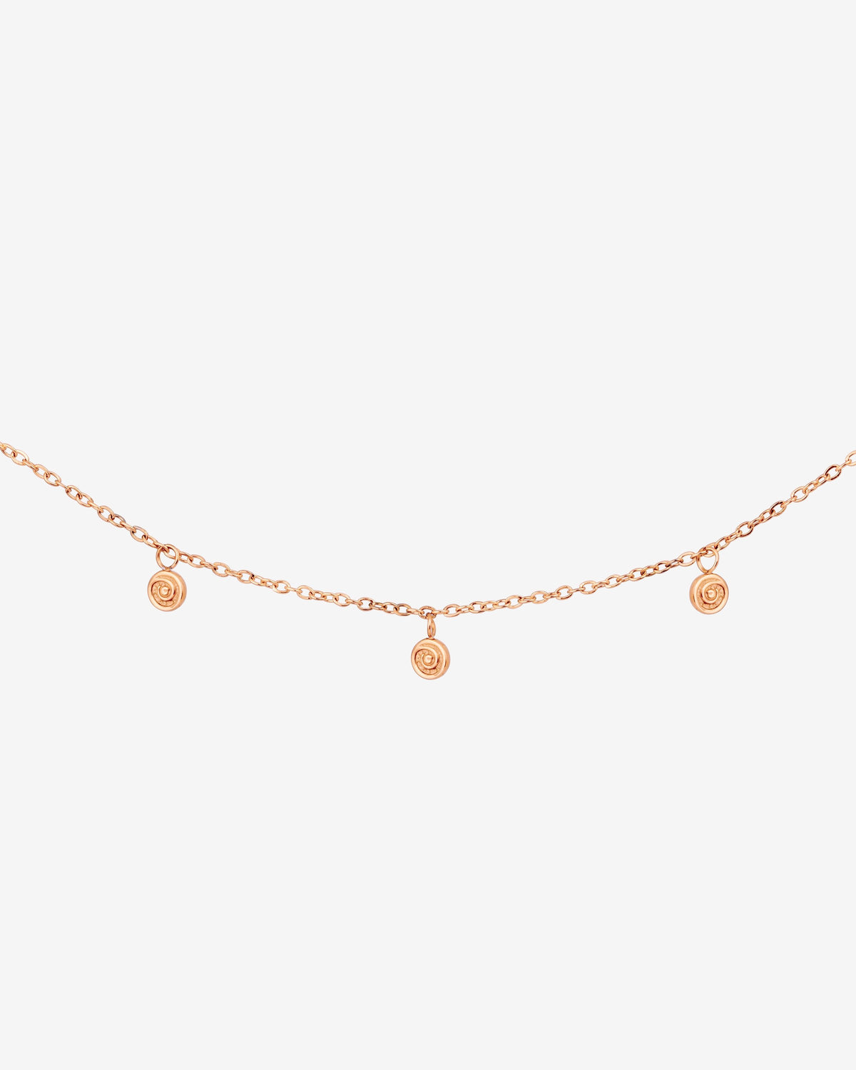 Swirl'n Choker Rose Gold