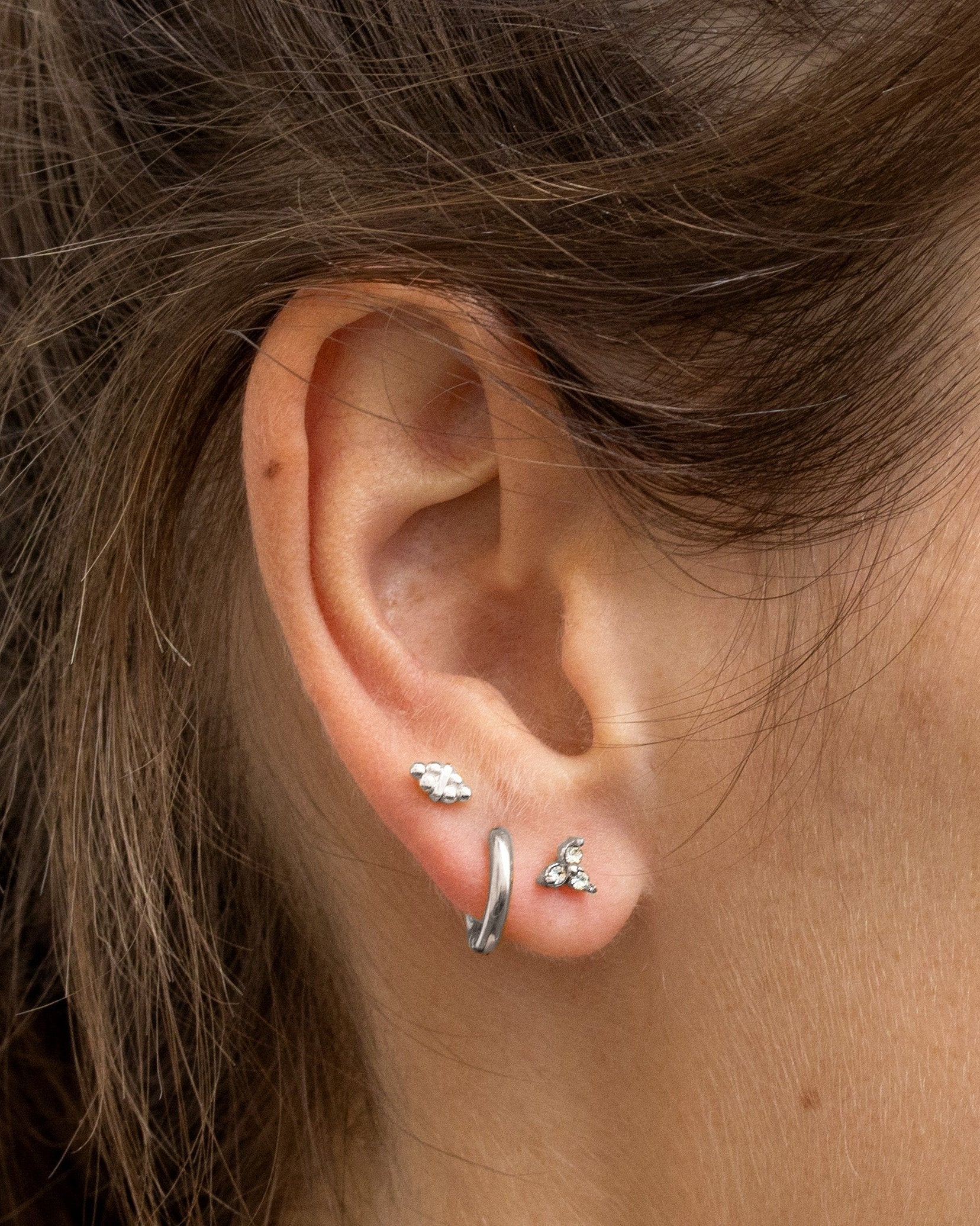 Luz Studs Silver