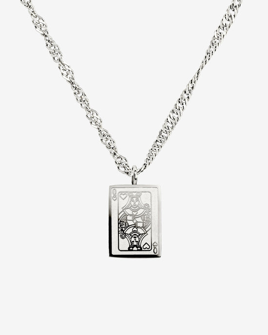 Like a Queen Necklace Silver