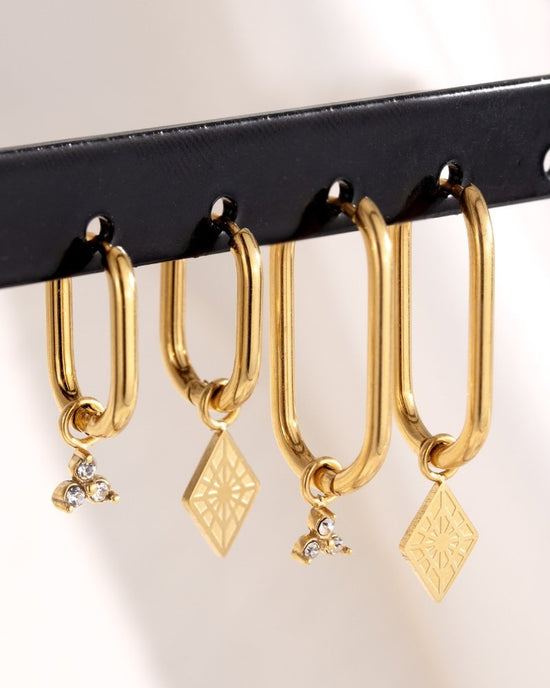 Rayos Oval Hoops Baby gold