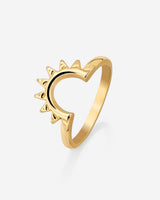 Sun Ray Ring Gold