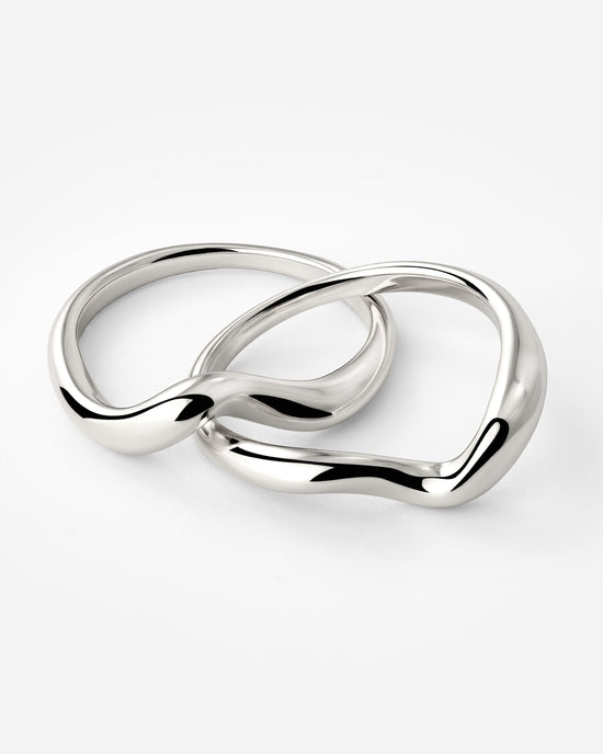 Twinsies Ring Silver
