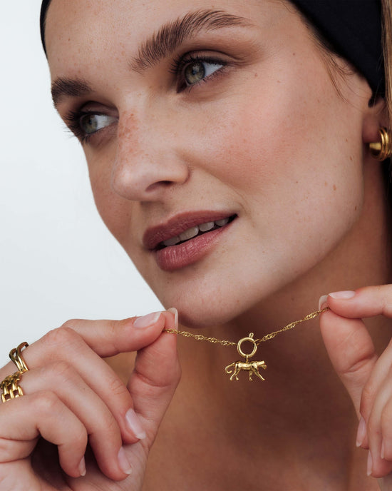 Singapore Chain Charm Necklace Set
