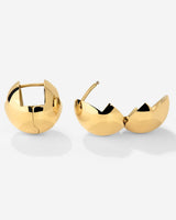 Graceful Curves Studs Gold