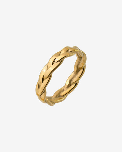 Braided Divine Ring Gold