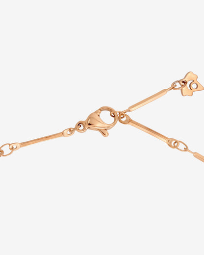 Annes Authentic Pearl Choker Rose Gold