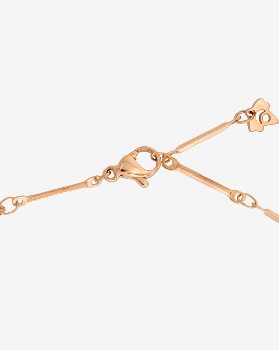 Annes Authentic Pearl Choker Rose Gold