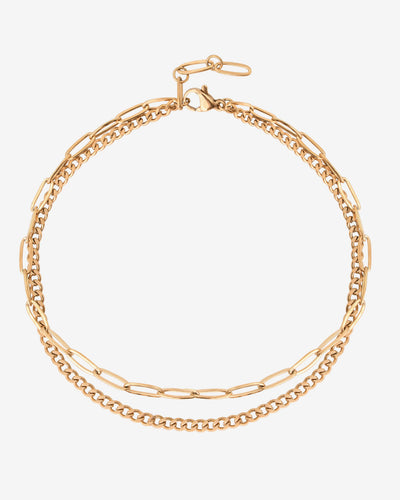 Duo Anklet Rose Gold