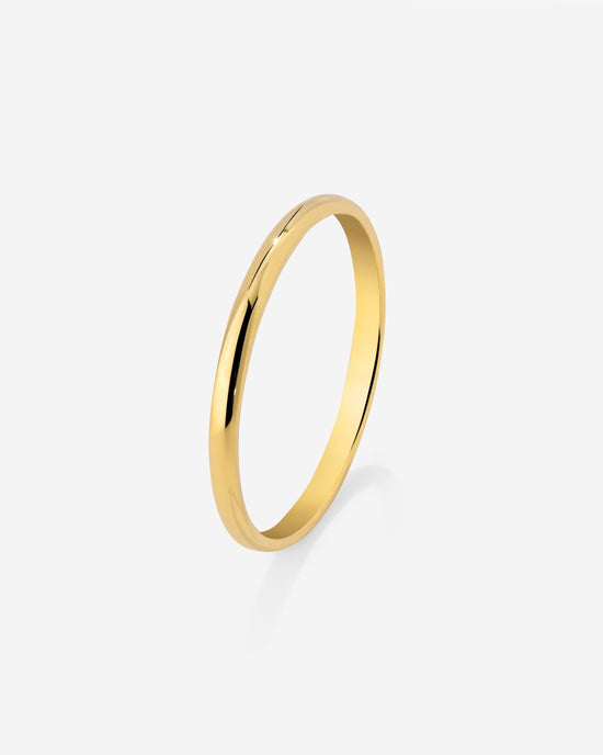 Fine Line Ring Gold