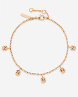Tides of Time Anklet Rose Gold