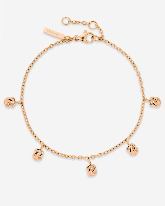 Tides of Time Anklet Rose Gold