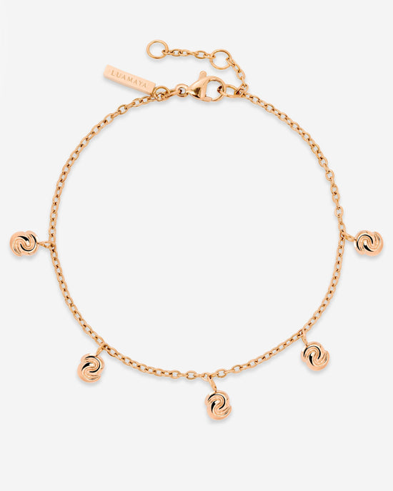 Tides of Time Anklet Rose Gold