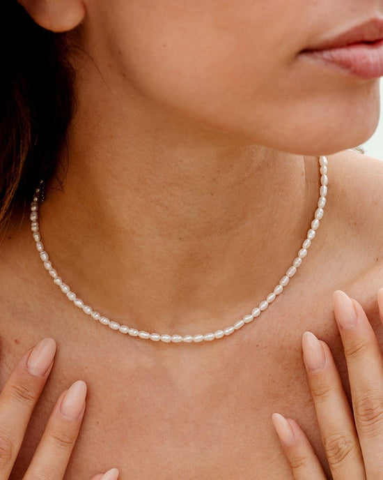 Perlita Choker Rose Gold