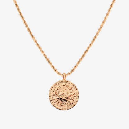 Zodiac Sign Necklace Rose Gold