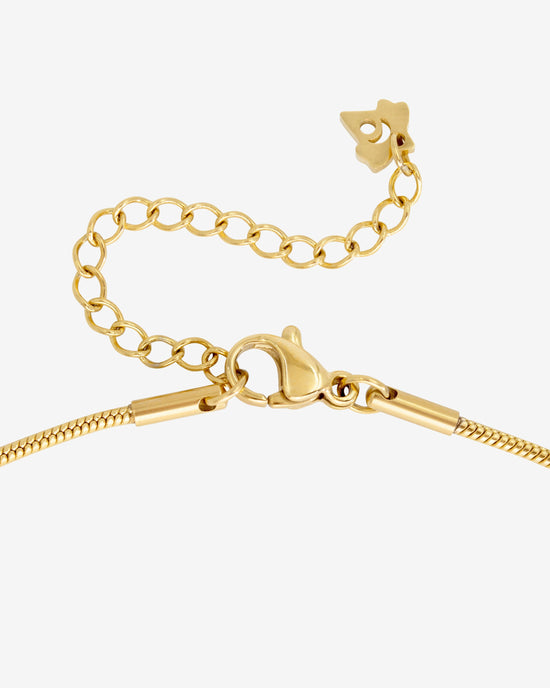 Round Snake Necklace gold
