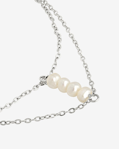 Lisys Pure Pearl Bracelet Silver