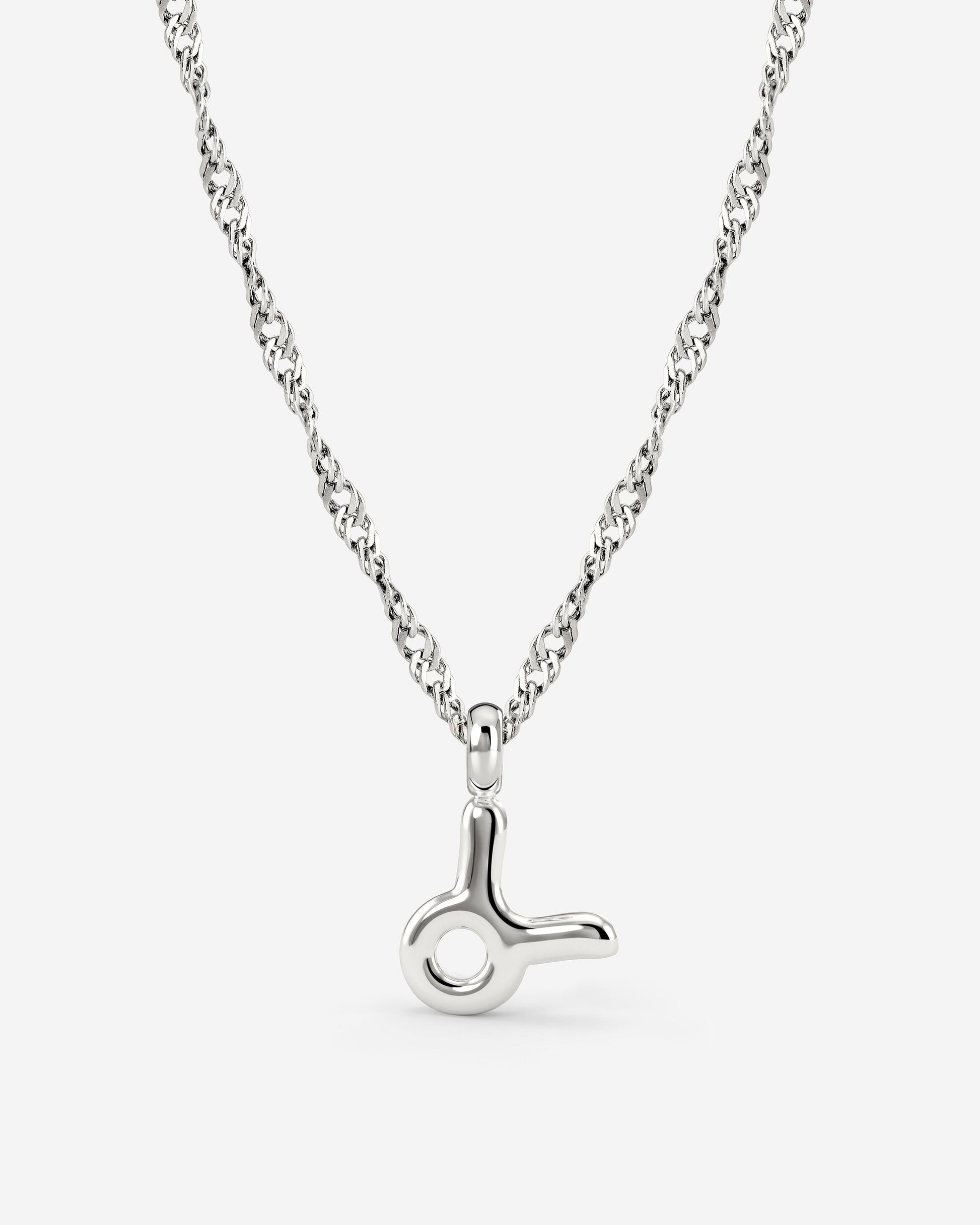 Taurus Bubble Necklace Silver
