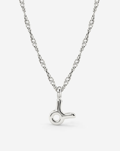 Taurus Bubble Necklace Silver