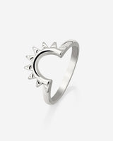 Sun Ray Ring Silver