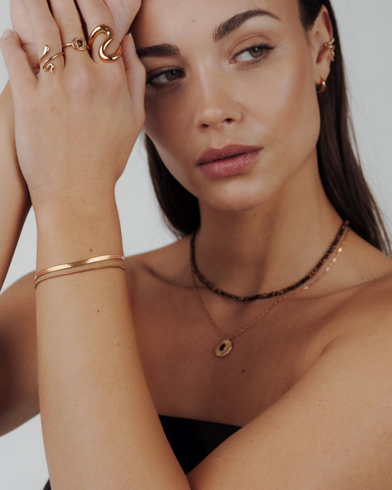 Snake Chain Bundle Rose Gold