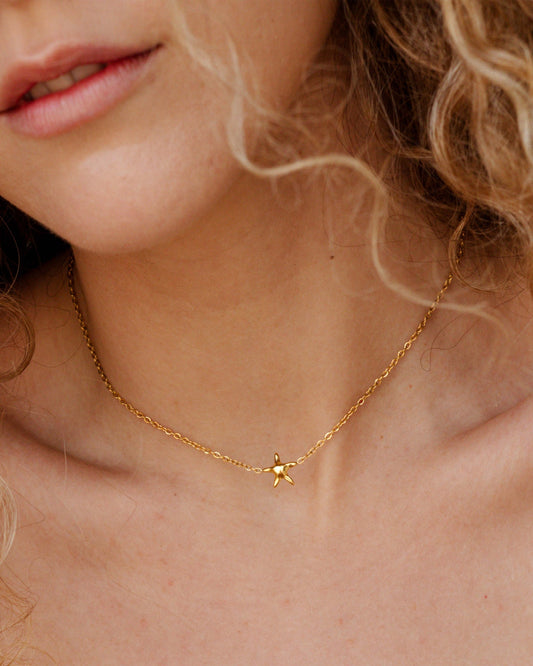 Sea Star Choker Gold