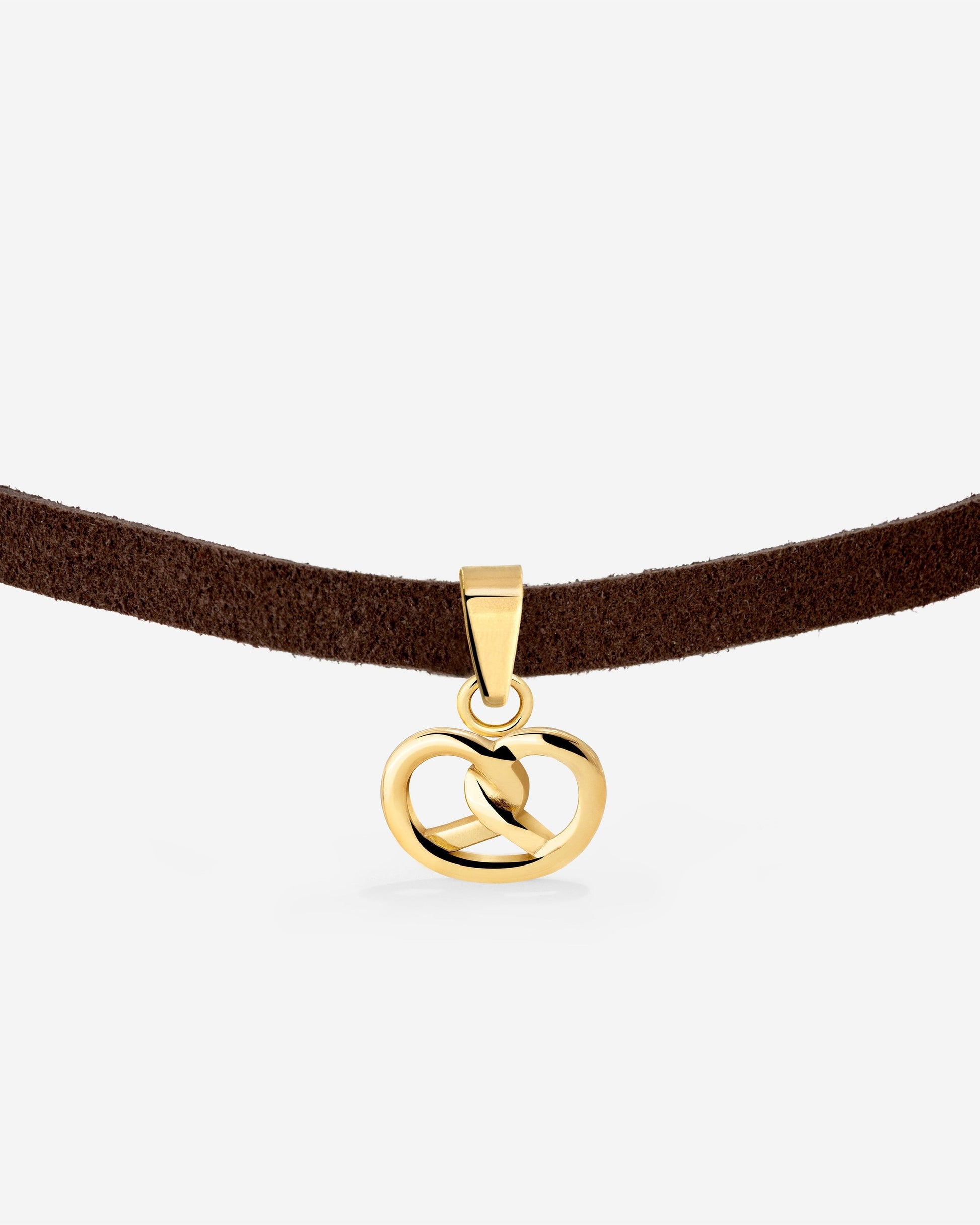 Pretzel Babe Choker Dark Brown